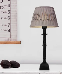 LINNE VECKAD Lampskärm 16/25cm Grå