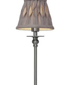 LINNE VECKAD Lampskärm 8/14cm Grå