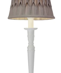 LINNE VECKAD Lampskärm 13/20cm Grå