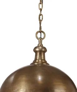 LIVERPOOL Taklampa 70cm Råmässing