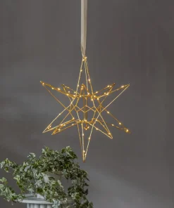 LIZZY Stjärna 47cm 60LED Guld