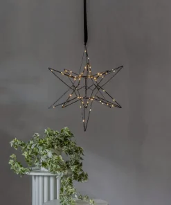 LIZZY Stjärna 47cm 60LED Svart