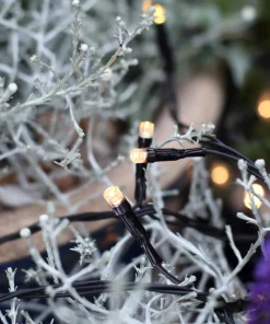 Ljusgardin Dura String LED Svart