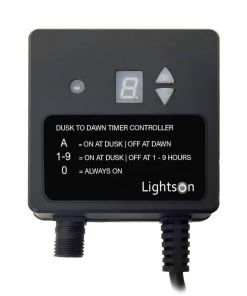 LJUSSENSOR med ställbar timer 12V IP44