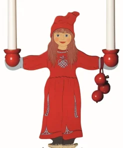 Ljusstake Sundborn Flicka