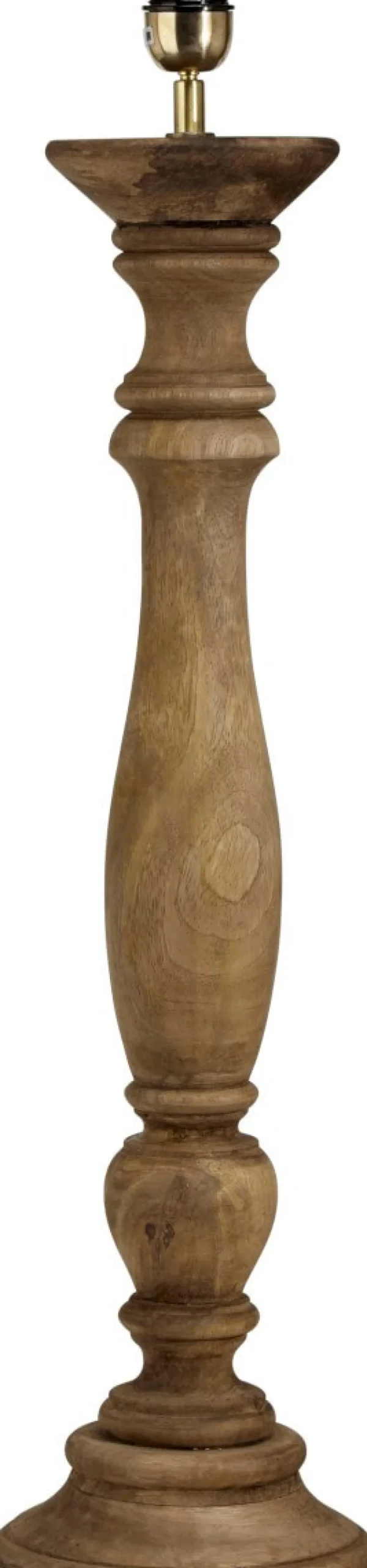 LODGE Lampfot 78cm Vintage Brun