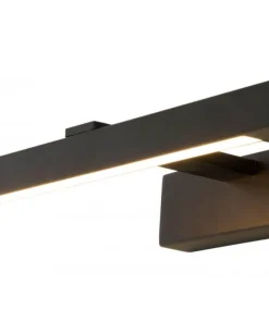 LUCCA Vägglampa Bad 9W 38cm Svart IP44