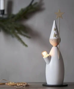 LUCIA CLASSIC Ljusstake 1L 33cm Vit