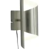 LUCILE Vägglampa 27cm Stål/Vit