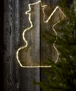LUMIWALL Siluett Snögubbe 46cm 60LED IP44