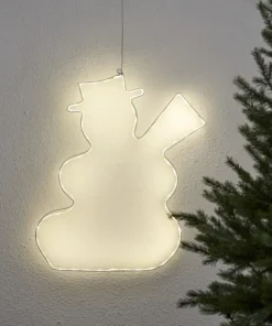 LUMIWALL Siluett Snögubbe 46cm 60LED IP44