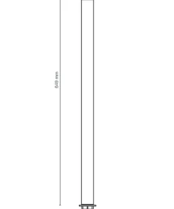 LUNA65 Trädgårdsspot 65cm 12V Aluminium IP65