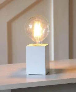 LYS Lampfot E27 10cm Vit