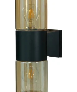 LYSEKIL Vägglampa Ute 34cm Svart IP44