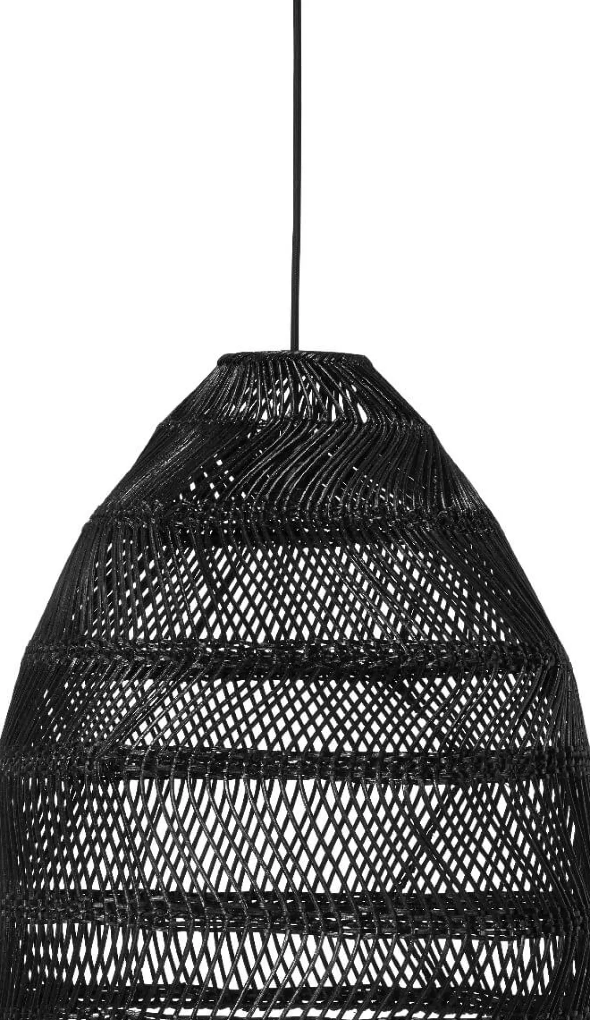 MAJA Takskärm 36,5cm Wicker Svart