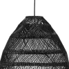 MAJA Takskärm 53cm Wicker Svart
