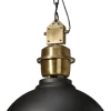 MANCHESTER Taklampa 52cm Svart/Mässing