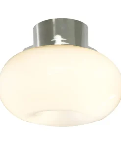 MANET Plafond 28cm Krom/Vit