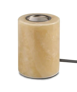 MARBLE Lampfot E27 10,5cm Beige Polerad