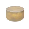 MARBLE Silkesmatt Bordsljus Äkta Marmor 8x4cm Amber