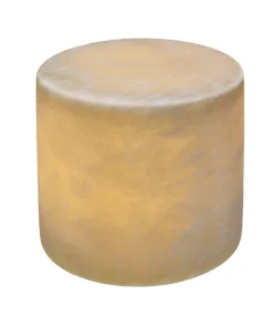 MARBLE XL Matt Bordsljus Äkta Marmor 8x8cm Amber