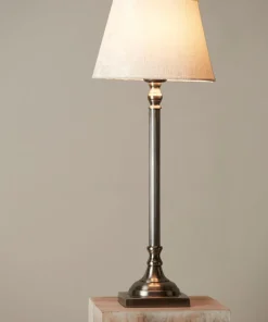 MARGOT Lampfot E27 51cm Antiksilver