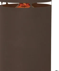 MARRON Solcellslykta/USB 40cm Brun
