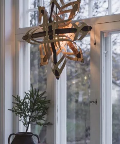 MARY Adventsstjärna 46cm Natur Rotting