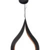 MELILLA HÄNGANDE Solcells-Dekoration 31cm Amber/Svart