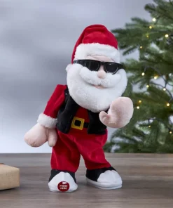MERRY PAL Inomhusdekoration Jultomte Batteri 33cm Röd