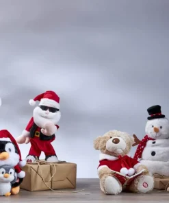 MERRY PAL Inomhusdekoration Jultomte Batteri 33cm Röd