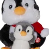 MERRY PAL Inomhusdekoration Pingviner Batteri 25cm Svart