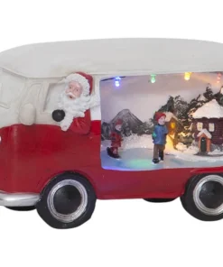 MERRYVILLE Panorama Folkbuss 21cm Röd