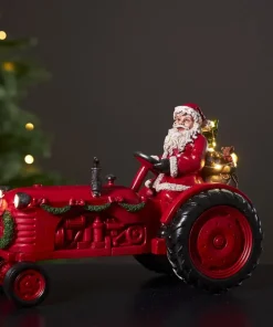 MERRYVILLE Panorama Traktor Batteri 28,5cm Röd