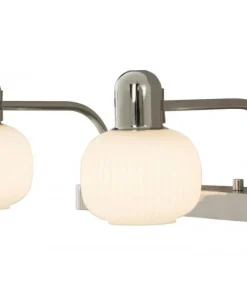 MESSINA Skåp/Bänkbelysning Bad 33cm Krom/Opalvit IP44