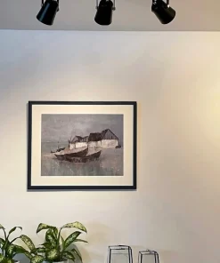 METZ Takspot 3:a Rak 56cm Svart/Matt Mässing