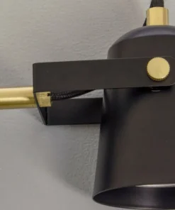 METZ Takspot 3:a Rak 56cm Svart/Matt Mässing