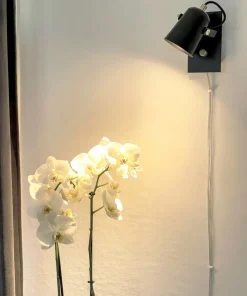 METZ Vägglampa 18cm Svart/Matt Mässing