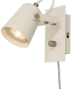 METZ Vägglampa 18cm Vit/Stål