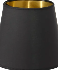MIA METALLINSIDA Lampskärm 20/14cm Svart/Guld