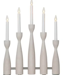 MIDJA 2.0 Ljusstake 5L 47cm Vit