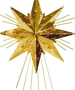MINI LUXE Metallstjärna 25cm Mässing
