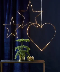 MIRA Hängande dekoration 1m 80LED Svart