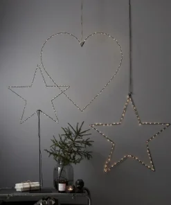 MIRA Hängande dekoration 1m 80LED Svart