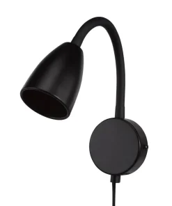 MOA Vägglampa 23cm Svart