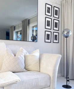 MOLEKYL Golvlampa 130cm Svart/Rökgrå
