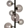 MOLEKYL Taklampa Lodrät 7L 38cm Svart/Rökgrå