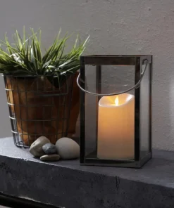 M-Twinkle LED Blockljus 15cm Elfenbensvit