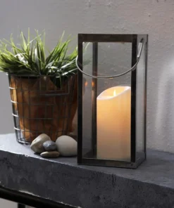 M-Twinkle LED Blockljus 17,5cm Elfenbensvit