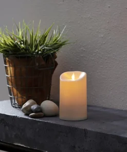 M-Twinkle LED Blockljus 17,5cm Elfenbensvit